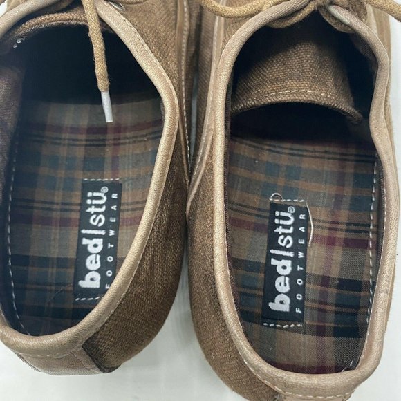 Bed Stu Men Size 10 Cosburn Oxfords Lace Up Shoes Brown Distressed Bedstu main image 4
